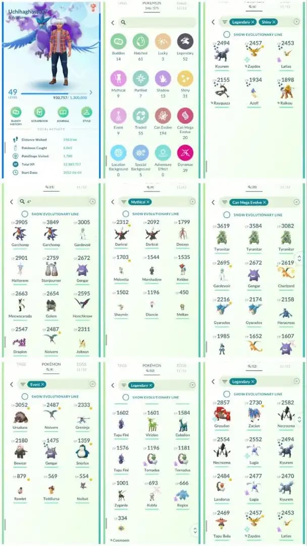 DC2 | Level49 | 52 Legendary | 31 Shiny | 6 Shiny Legend | Shiny Rayquaza | Shiny Zapdos | Shiny Kyurem | Marshadow | Lugia | Groudon | Necrozma |