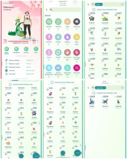 R133 | Level70 | 3 Legendary | 140 Shiny | Shiny Gengar | Kyurem | Dailga | Rare Shines Tradable | Stacked Account