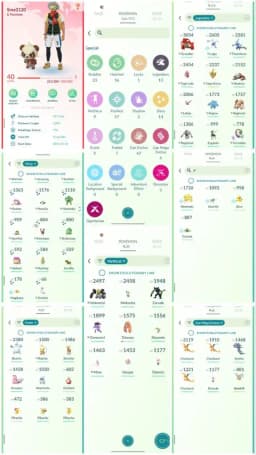 R132 | Level40 | 13 Legendary | 14 Shiny | 9 Mythical | Mew | 4 Hundo | Lugia | Groudon | Shiny Dratini | Mega Charizard |
