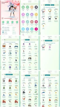 R115 | Level64 | 97 Legendary | 82 Shiny | 7 Shiny Legend | White Shiny Fused Kyurem | Shiny Mewtwo Tradable | Special Rend Palkia |