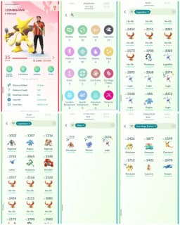R84 | Level35 | 27 Legendary | 3 Shiny | Shiny Lugia | Rayquaza | Ho-oh | Mega Kyogre | Mega Charizard | Groudon | Stacked Account