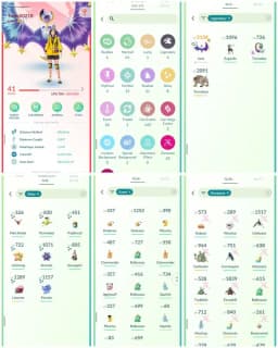 R77 | Level41 | 4 Legendary | 8 Shiny | Lunana | 29 Dmax | 26 Costume Pokemons | Starter Account