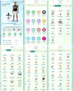 R65 | Level41 | 5 Legendary | 14 Shiny | Palkia | Marshadow | Costume Shiny Pikachu | 27 Dmax | Keldeo | Starter Account