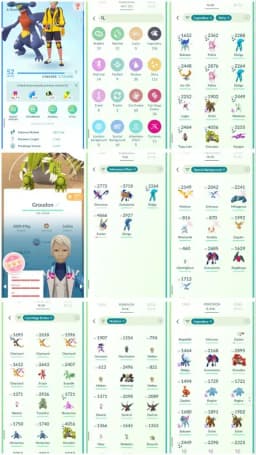 R49 | Level52 | 136 Legendary | 115 Shiny | 18 Shiny Legend | Primal Shundo Groudon | Sword Zacian | Shield Zamazenta | Eternatus |