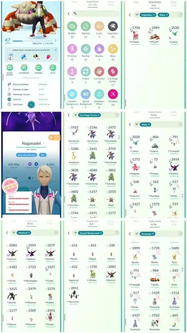 R40 | Level47 | 45 Legendary | 32 Shiny | 3 Shiny Legend | Hundo Ultrabeast | Marshadow | Shiny Darkrai | Shiny Celebi