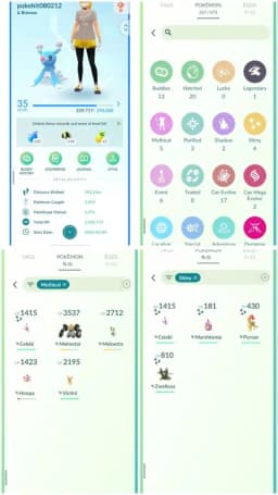 R26 | Level35 | 1 Legendary | Cosmong | Shiny Celebi | Melmetal | 4 Shiny | 2020 Account | Rare Account