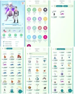VF44 | Level49 | 46 Legendary | 36 Shiny | 2 Shiny Legend | Shadow Mewtwo | Shiny Mega Kyogre | Mega Lucario | 2 Galar Zapdos | 87 Hundo |