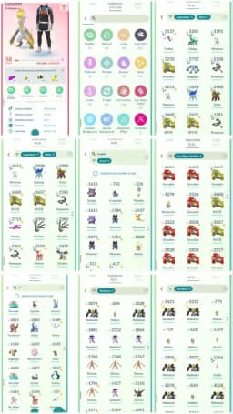 DA5 | Level58 | 325 Legendary | 86 Shiny | 19 Shiny Legend | 3 Armour Mewtwo Tradable Clone Charizard Tradable | 2 Shiny Mewtwo |