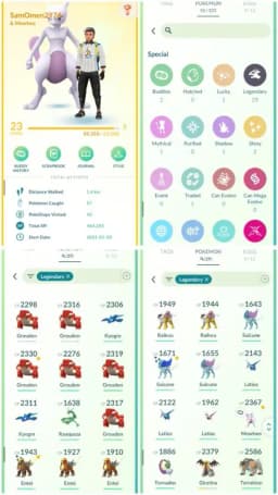 R19 | Level23 | 29 Legendary | 2 Shiny Legend | Rayquaza | Mewtwo | Groudon | Kyogre | Shiny Entei | Giratina | Best Deal For mewtwo Lovers