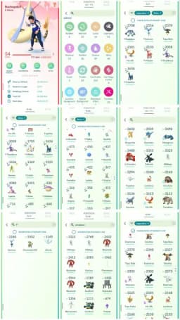 R142 | Level54 | 81 Legendary | 46 Shiny | 7 Shiny Legend | 1 Hundo Legend | 12 Ultrabeast | Shiny Celebi | Shadow Mewtwo | Shiny Dmax |