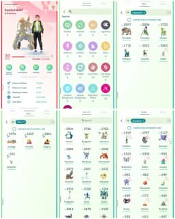 VJ9 | Level38 | 6 Legendary | 4 Shiny | 16 Dmax | 8 Costume Pokemons | Mini Account