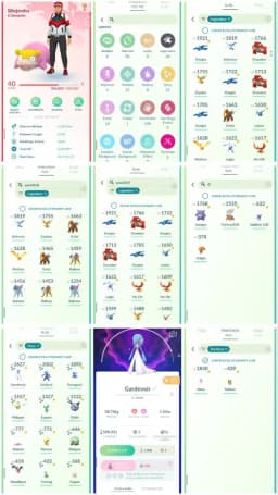VJ13 | Level40 | 28 Legendary | 12 Shiny | 2019 Shiny Gardevoir | 599K Dust | Hundo Gengar | Mew | 19 Year2019 Legendary | 2017 Account |