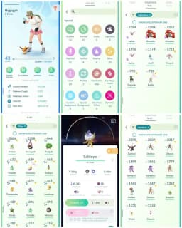 VJ15 | Level43 | 8 Legendary | 20 Shiny | Ultra Rare Shiny Litvik Hat Sableye 2020 Tradable | 11 Mythical | Rare Account