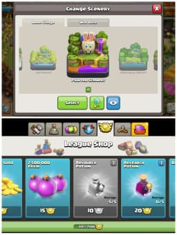 TH16 Premium Near Max | 13 Epic Equipments | Heroes: BK74 : AQ92 : MP30 : GW64 : RC39 | 600 CWL Medals & Stacked ClashTrees | Android/iOS