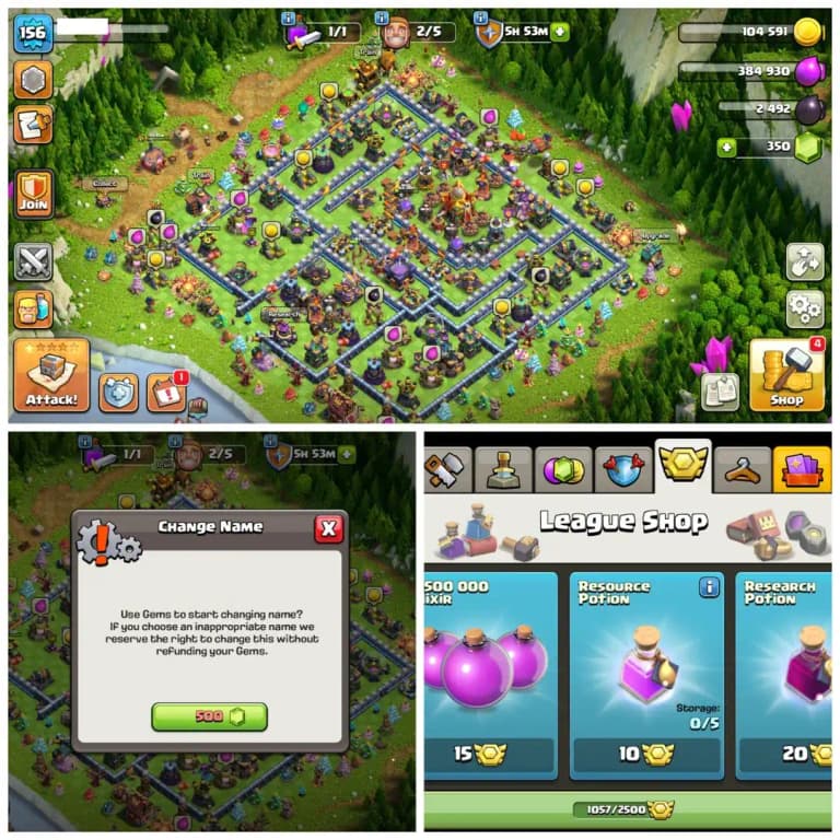 Stacked ClashTrees & Obstacles | TH16 High Heroes Account | 1000+ CWL Medals , 4 Epic Equipments : 600+ Starry Ores | Android/iOS