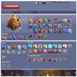 Stacked ClashTrees & Obstacles | TH16 High Heroes Account | 1000+ CWL Medals , 4 Epic Equipments : 600+ Starry Ores | Android/iOS