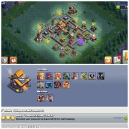 TH16 Premium Max Type | 2 Exclusive Scenaries & 10 Skins | Heroes: BK80 : AQ88 : MP55 : GW59 : RC32 | Fully Stacked& High Lvl Apprentice | Android/iOS