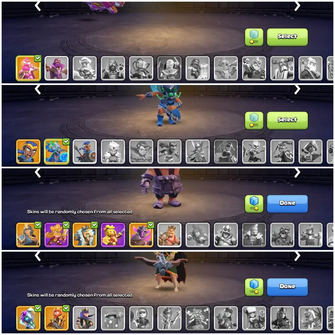 TH16 Premium Max Type | 2 Exclusive Scenaries & 10 Skins | Heroes: BK80 : AQ88 : MP55 : GW59 : RC32 | Fully Stacked& High Lvl Apprentice | Android/iOS