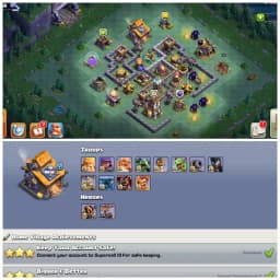 TH17 Mostly Max : XP 253 | 10 Epic Equipments | Heroes: BK100 : AQ100 : MP69 : GW75 : RC50 | Almost Everything Max | Android/iOS