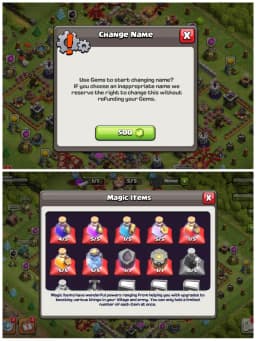 TH13 Semi Max | Heroes: BK27 : AQ27 : MP17 : GW19 | 155 CWL Medals , Name Changeable & Stacked Magic Items | Android/iOS