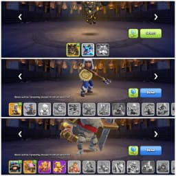 TH18 Almost Max Account : XP 248 | All Heroes Fully Maxed Out | 10 Epic Equipments & 6 Heroes Skins | 3400+ War Stars | Android/iOS