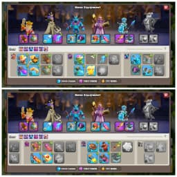 TH17 Near Max 💎 3400 Gems 💎 5 Epic Equipments 💎 1 Epic Max 💎 BK80 AQ86 MP45 GW57 RC36 💎 High Apprentice 💎 Instant Delivery