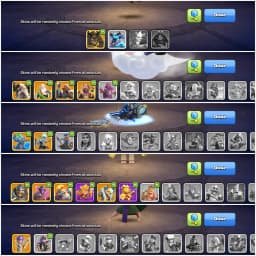 TH18 Max Account 🌲 XP 256 🌲 Rare Old Clash Trees 🌲 4100+ War Stars 🌲 17.2K Legend Cups 🌲 12 Epic Equipments 🌲 5 Epics Max 🌲 14 Skins 🌲