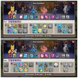 TH16 Near Max 🛡️ XP 179 🛡️ 6 Epic Equipments 🛡️ BK59 AQ87 MP43 GW46 RC34 🛡️ Loaded Magic Items 🛡️ 320 CWL Medals 🛡️ Instant Delivery