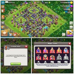 TH15 Mostly Max 🌟 Free Name Change 🌟 4 Epic Equipments 🌟 180 Starry Ores 🌟 BK75 AQ90 MP38 GW65 RC40 🌟 7 Hero Skins 🌟 Instant Delivery