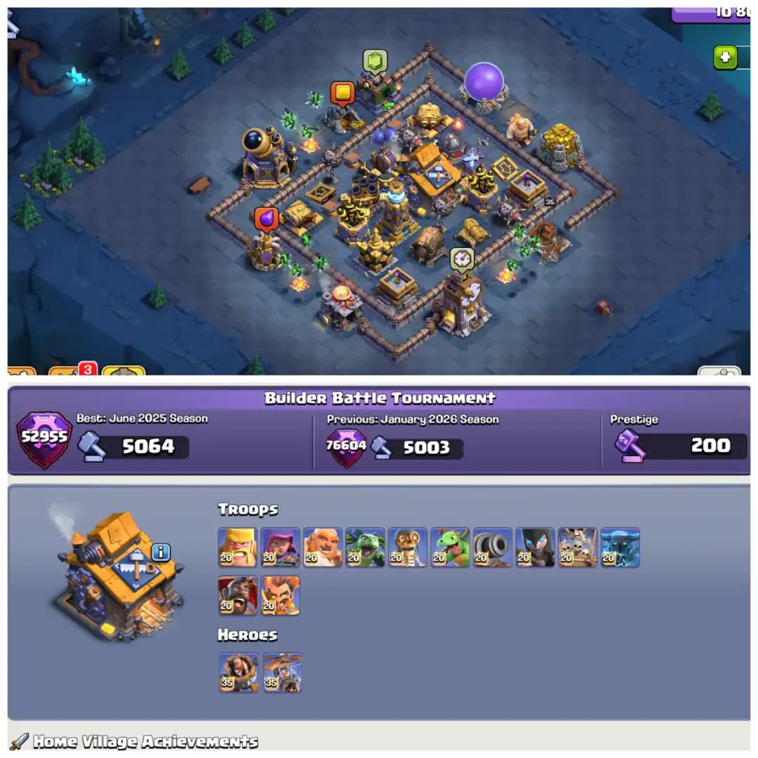 TH18 Almost Max 🚀 XP 241 🚀 7 Epic Equipments 🚀 2 Epics Max 🚀 BK100 AQ100 MP86 GW78 RC50 🚀 Name Changeable 🚀 9 Skins 🚀 Instant Delivery