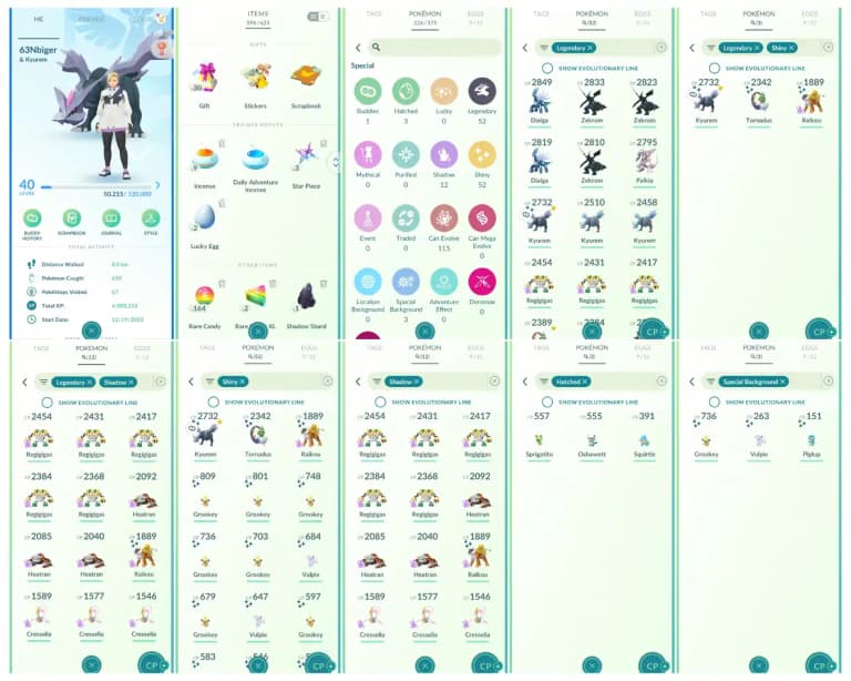 Level 40 🌹 52 Legendary 🌹 52 Shiny 🌹 3 Shiny Legendary 🌹 Perfect iV100 Tornadus 🌹 12 Shadow Legendary 🌹 All Tradable