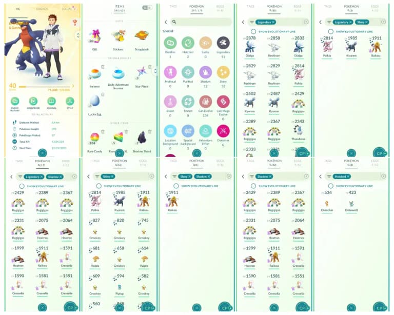 Level 40 👑 51 Legendary 👑 52 Shiny 👑 3 Shiny Legendary 👑 Shiny Shadow Raikou 👑 12 Shadow Legendary 👑 All Tradable