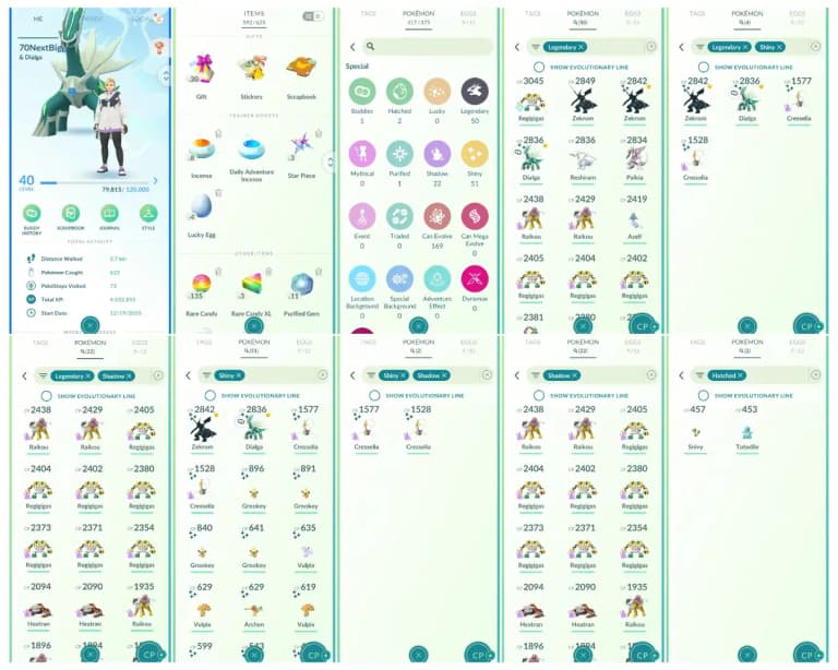 Level 40 | 50 Legendary : 51 Shiny | 4 Shiny Legendary : 2 Shiny Shadow | 22 Shadow Legendary : High CP Pokemons | All Tradable