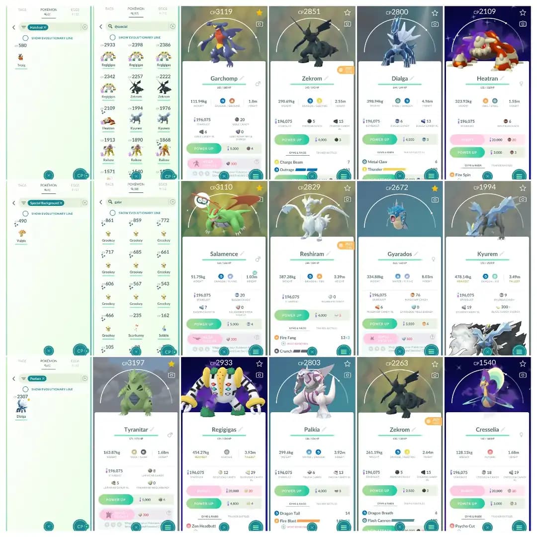 Level 40 | 50 Legendary : 52 Shiny | 4 Shiny Legendary : 3 Shiny Shadow | 13 Shadow Legendary : Perfect iV100 Dialga | All Tradable