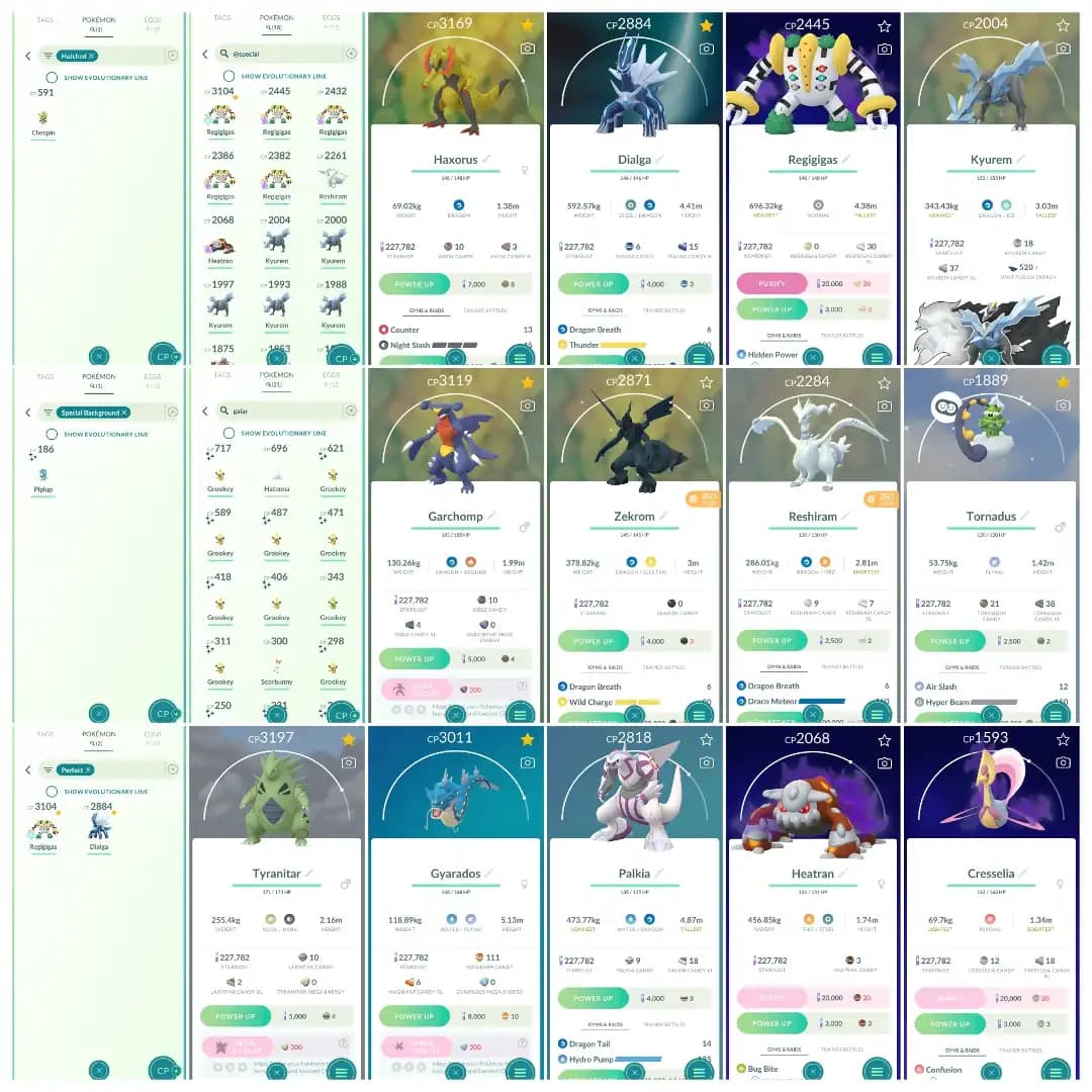 Level 40 | 50 Legendary : 53 Shiny | 5 Shiny Legendary : 2 Perfect iV100 | 11 Shadow Legendary : High CP Pokemons | All Tradable