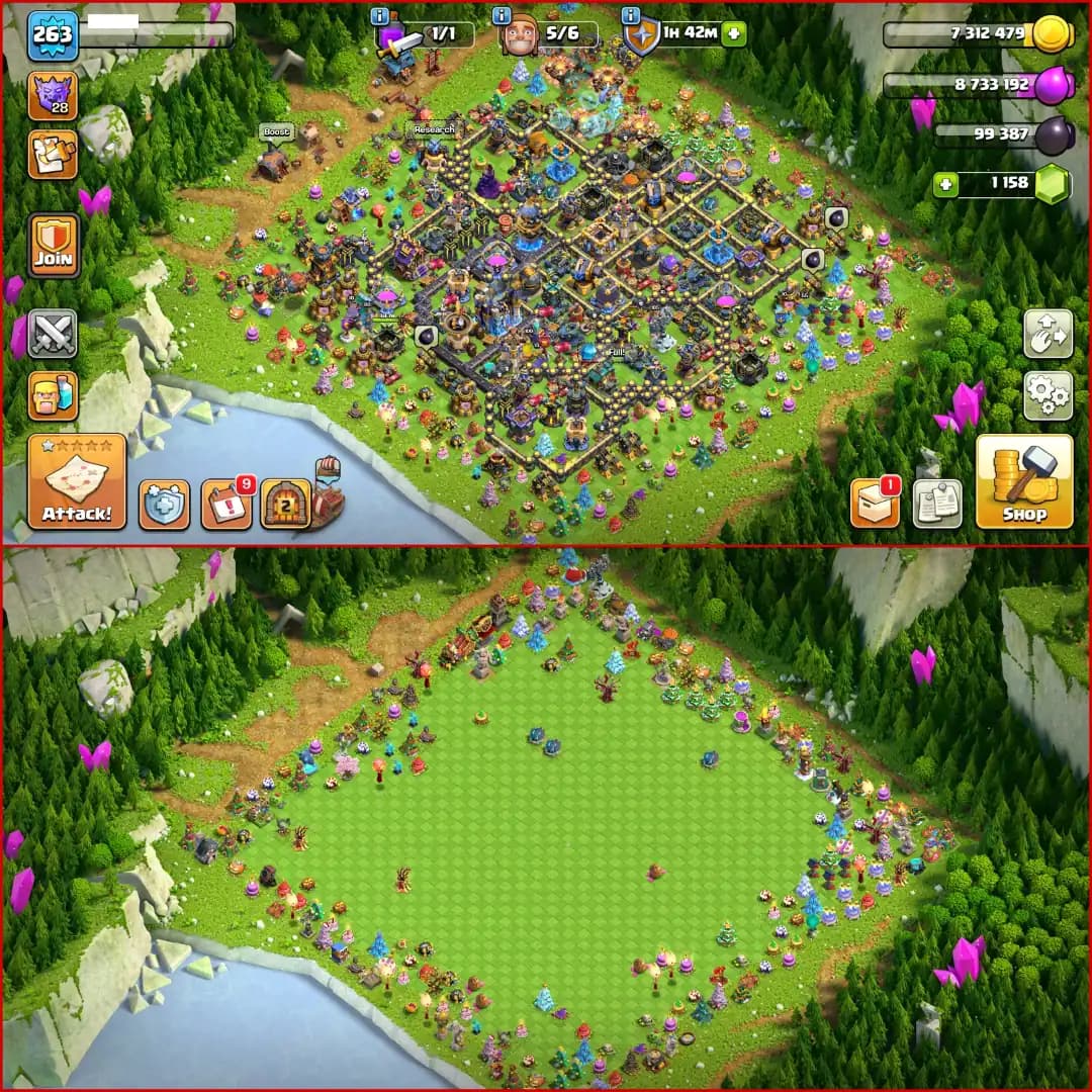 TH18 Rare & Limited Edition | Crazy Stacked Old ClashTrees & Obstacles | 20K Legend Cups : Max Gaurdians | 14 Epic Equipments : 9 Epics Lvl26+