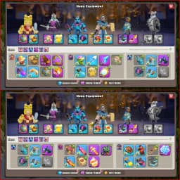 TH18 Rare & Limited Edition | Crazy Stacked Old ClashTrees & Obstacles | 20K Legend Cups : Max Gaurdians | 14 Epic Equipments : 9 Epics Lvl26+