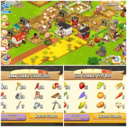 LEVEL 52 🐉 3000 BARN 🐉 800 SILO 🐉 FULLY FILLED LAND TOOLS 🐉 1.3M COINS 🐉 205 DIAMONDS 🐉 FULLY STACKED 🐉 FULL ACCESS 🐉 INSTANT DELIVERY