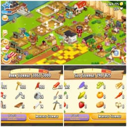 LEVEL 52 🐺 3000 BARN 🐺 800 SILO 🐺 FULLY FILLED LAND TOOLS 🐺 1.3M COINS 🐺 259 DIAMONDS 🐺 FULLY STACKED 🐺 FULL ACCESS 🐺 INSTANT DELIVERY