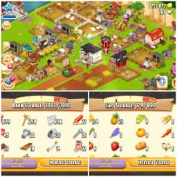 LEVEL 52 🧲 3000 BARN 🧲 800 SILO 🧲 FULLY FILLED LAND TOOLS 🧲 1.2M COINS 🧲 168 DIAMONDS 🧲 FULLY STACKED 🧲 FULL ACCESS 🧲 INSTANT DELIVERY