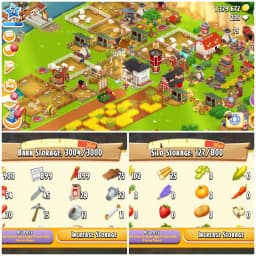 LEVEL 52 🧊 3000 BARN 🧊 800 SILO 🧊 FULLY FILLED LAND TOOLS 🧊 1.3M COINS 🧊 235 DIAMONDS 🧊 FULLY STACKED 🧊 FULL ACCESS 🧊 INSTANT DELIVERY