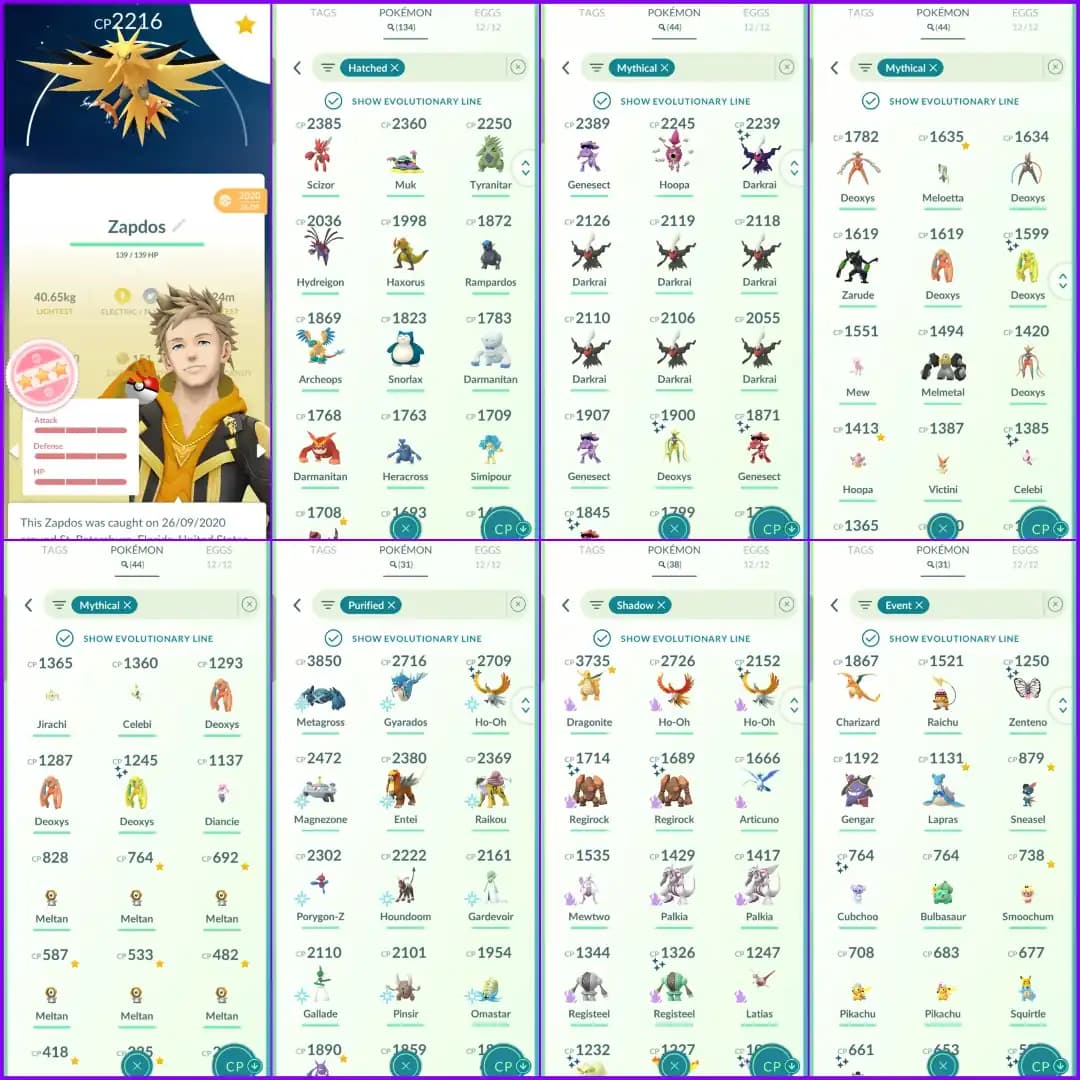 LEVEL 69 👑 Majestic Rarest Collection 👑 Shiny Luca Pikachu + Santa Pikachu + Explorer Hat Pikachu 👑 10× Guaranteed Lucky Shiny Legendary
