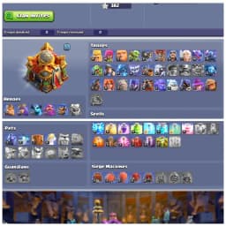 TH16 Limited Time Offer ✨ Clash Royale Linked Free ✨ Free Name Change ✨ Crazy Awesome Heroes ✨ 5 Epic Equipments ✨ Stacked Items ✨ INSTANT DELIVERY