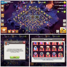 TH17 Beautiful Beast 🌹 Rare Cosmic Scenery 🌹 9 Epic Equipments 🌹 Strong Profile 🌹 1100 Plus CWL Medals 🌹 Fully Loaded Magic Items 🌹
