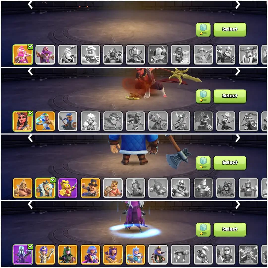 TH17 Near Max ⚡ XP 225 ⚡ 11 Epic Equipments ⚡ 17 Max Equipments ⚡ 13 Hero Skins ⚡ High Apprentice Levels ⚡ Near Max Profile ⚡