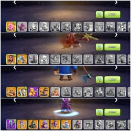 TH17 Near Max ⚡ XP 225 ⚡ 11 Epic Equipments ⚡ 17 Max Equipments ⚡ 13 Hero Skins ⚡ High Apprentice Levels ⚡ Near Max Profile ⚡