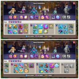 TH17 Premium Mostly Maxed 💎 XP 213 💎 Rare All 15 Epic Equipments 💎 Stacked Items Medals Skins 💎 Clean Apprentice 💎 Free Name Change 💎