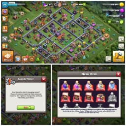 TH15 Max Type 🧣 Walls Fully Maxed 🧣 6 Epic Equipments 🧣 Heroes BK47 AQ57 MP10 GW54 RC36 🧣 Stacked Magic Items 🧣