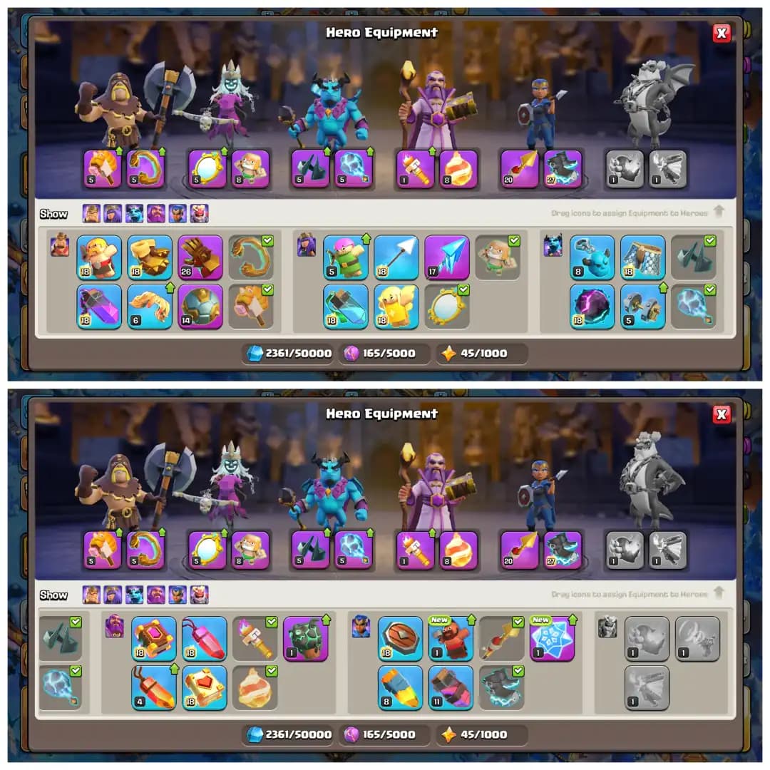 TH17 Near Max ❄️ All Apprentice Max ❄️ Rare All 15 Epic Equipments ❄️ Snow Scenery ❄️ Free Name Change ❄️ Fully Stacked Items and Medals ❄️