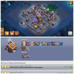 TH17 Near Max ❄️ All Apprentice Max ❄️ Rare All 15 Epic Equipments ❄️ Snow Scenery ❄️ Free Name Change ❄️ Fully Stacked Items and Medals ❄️